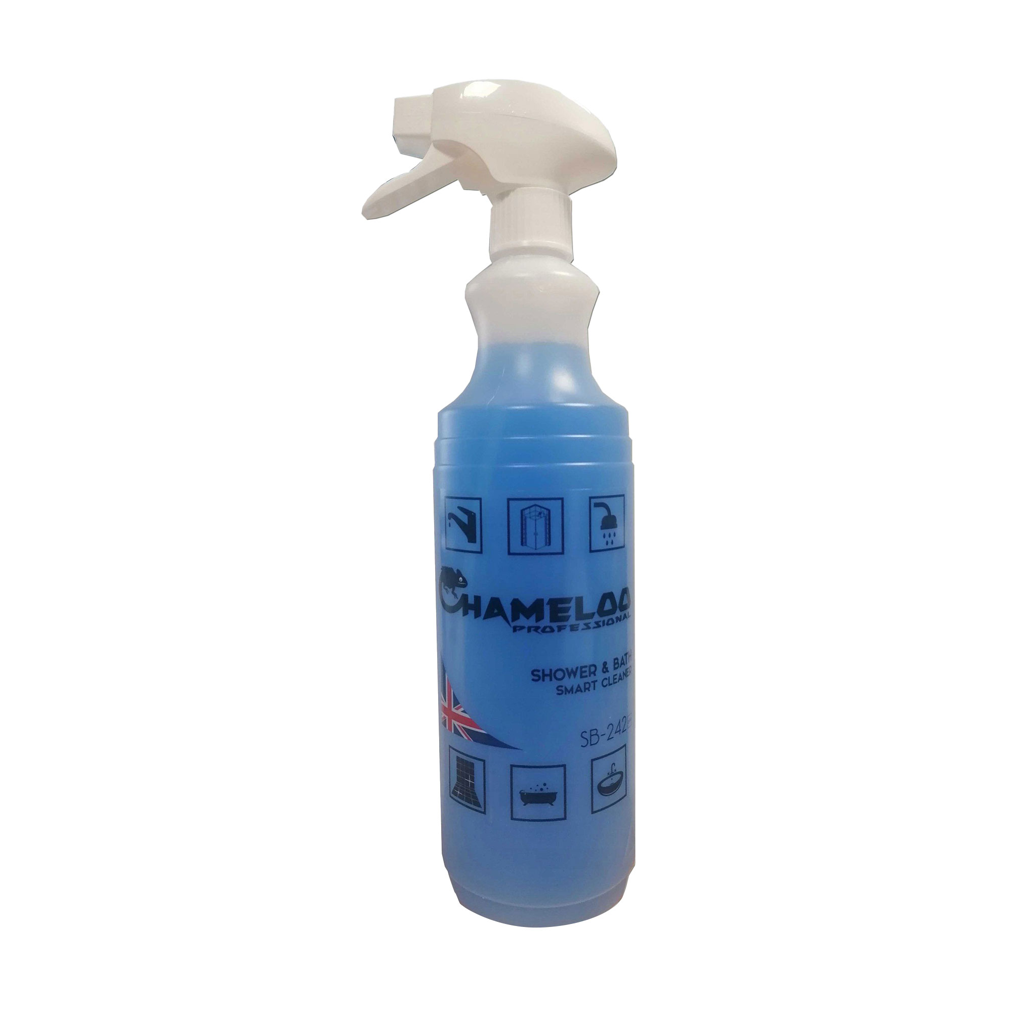 Засіб для миття скляних поверхонь у ванній кімнаті CHAMELOO PROFESSIONAL Shower &amp; Bath Smart Cleaner з ефектом антизапотівання, 1 л