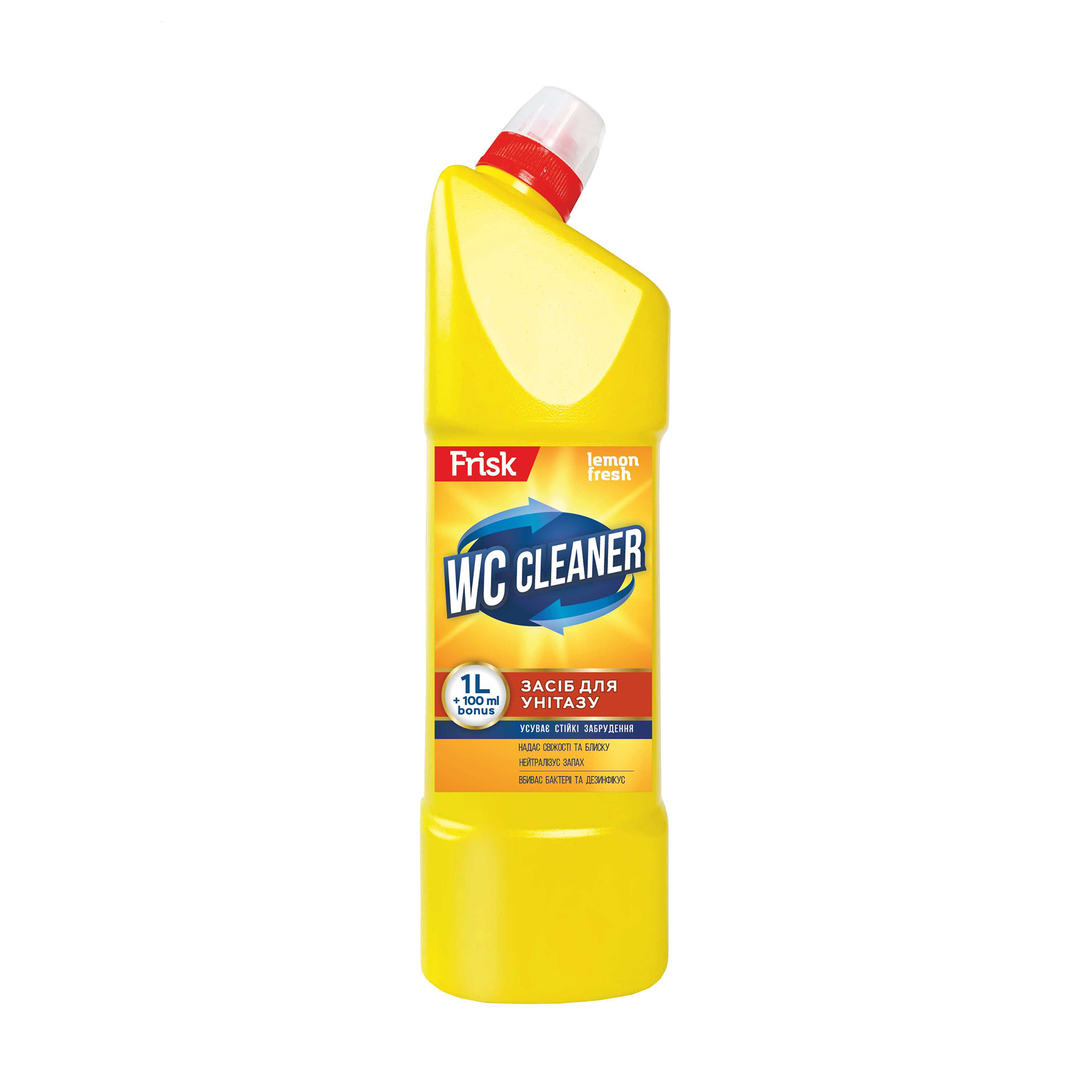 Засіб для миття унітазу Frisk Lemon Fresh, 1.1 л