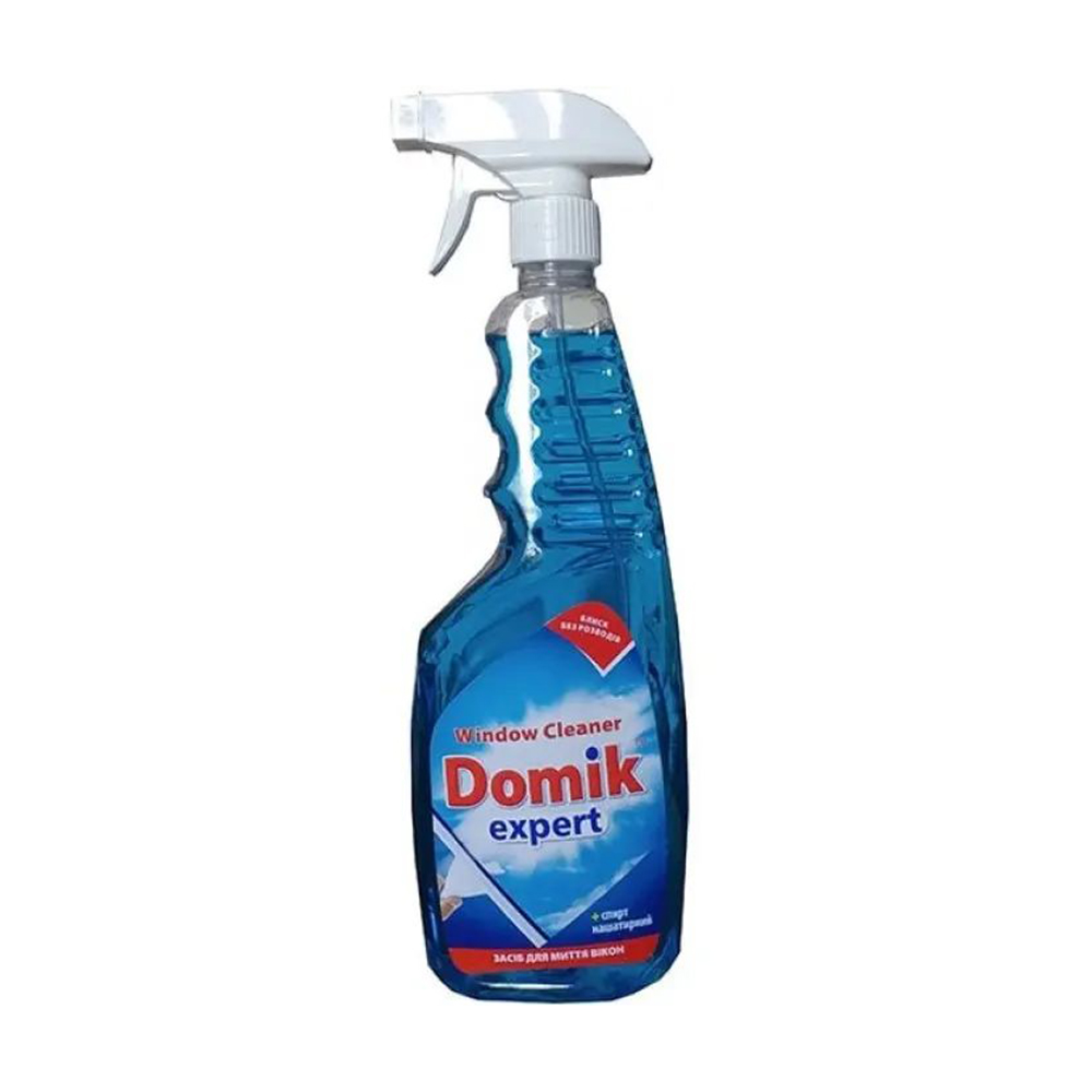 Засіб для миття вікон Domik Expert Window Cleaner з нашатирним спиртом, 750 мл
