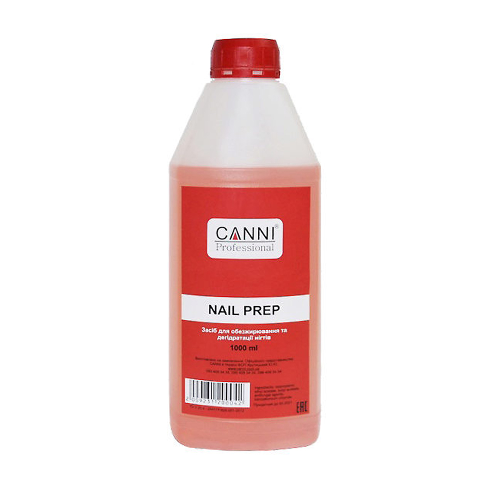 Засіб для обезжирювання та дегідратації нігтів Canni Nail Prep, 1 л