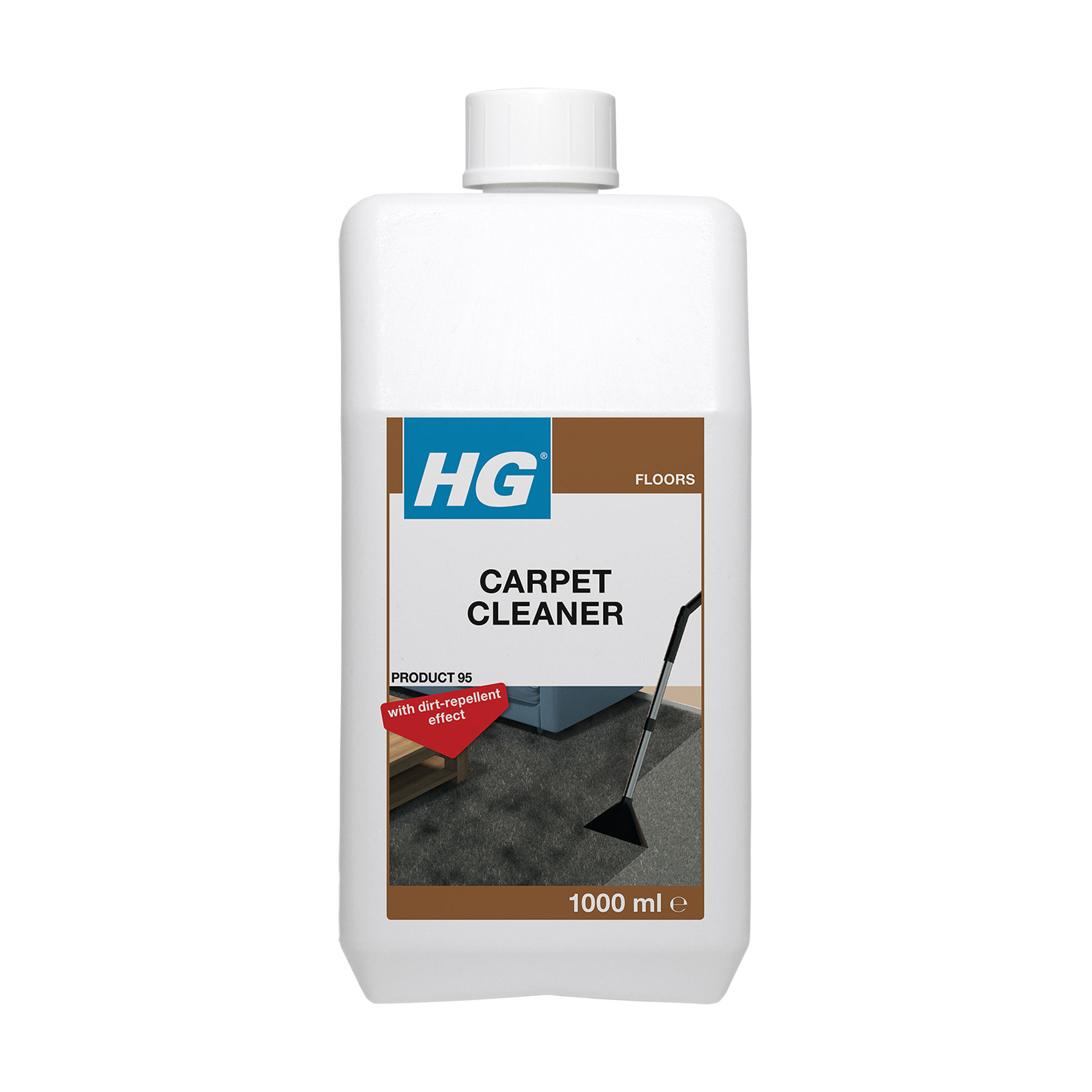 Засіб для очищення і захисту килимів і оббивки HG Carpet Cleaner, 1 л
