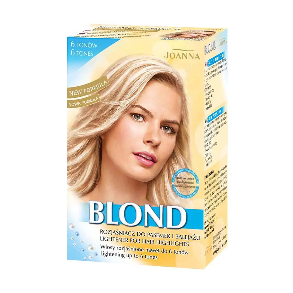 Засіб для освітлення волосся Joanna Blond Lightener For Hair Highlights до 6 тонів, 105 г