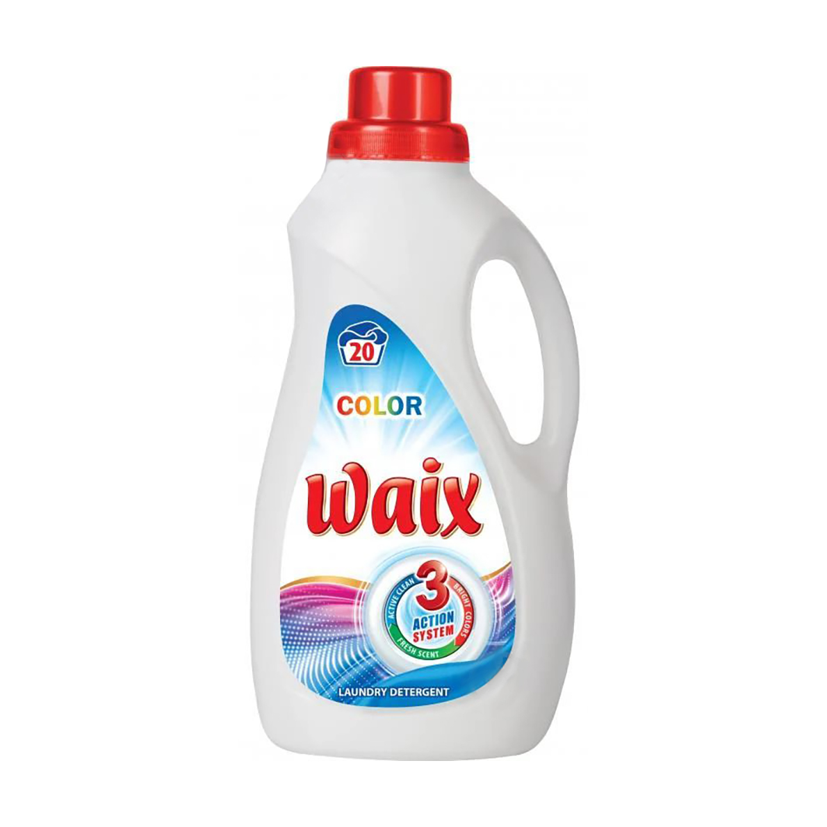 Засіб для прання WAIX Color для кольорових речей, 20 циклів прання, 1.2 л