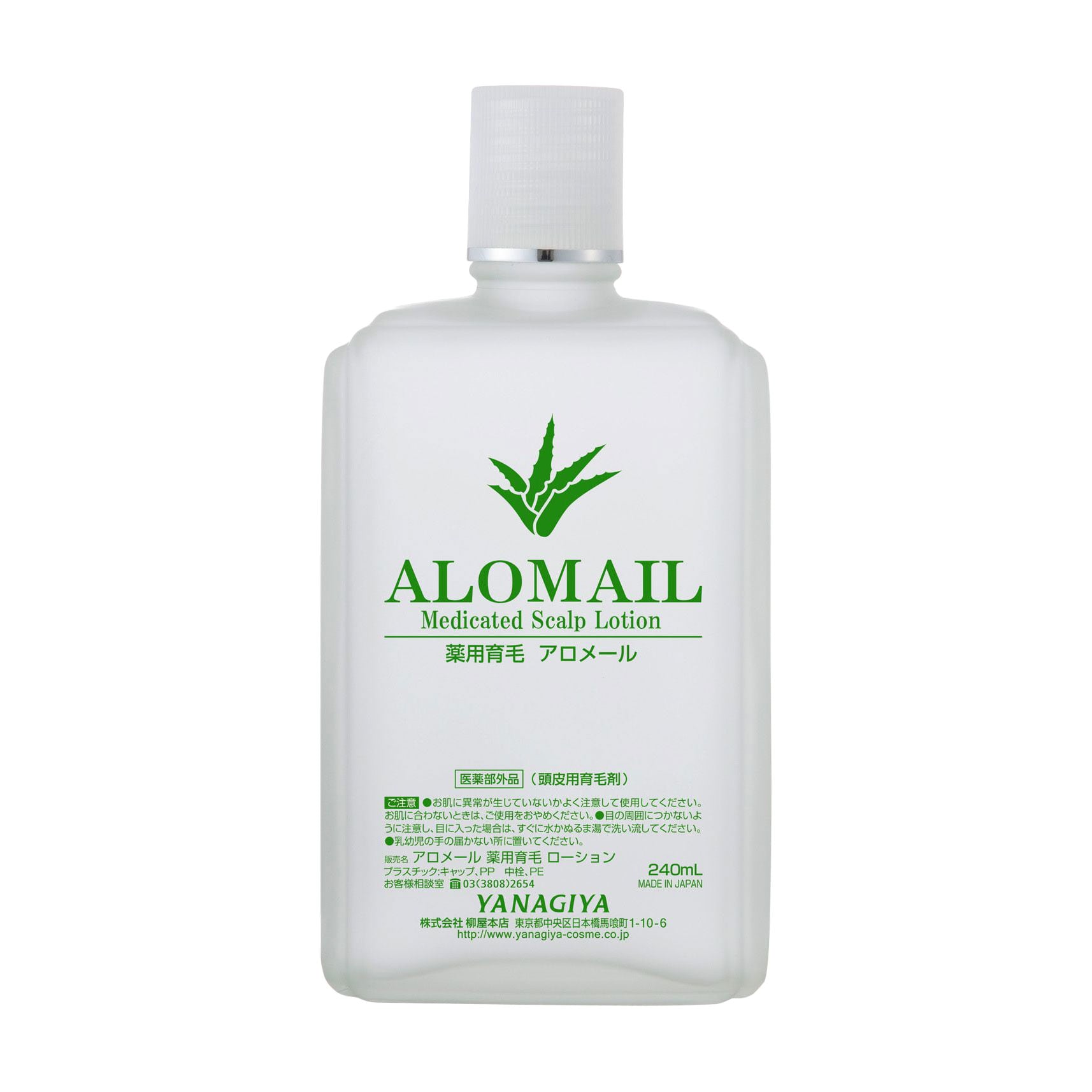 Засіб для росту волосся Yanagiya Alomail Medicated Scalp Lotion, 240 мл