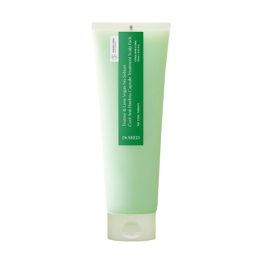 Засіб для шкіри голови Dr. Seed Teatree &amp; Lime Vegan No-Sebum Treatment Scalp Pack, 250 мл