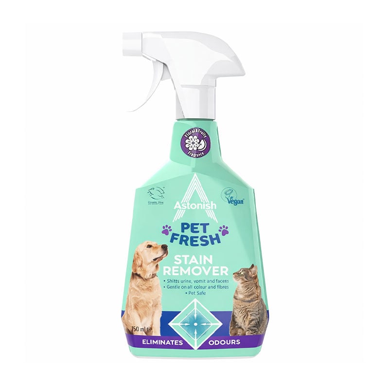 Засіб для видалення плям та запахів від домашніх тварин Astonish Pet Fresh Stain Remover, 750 мл