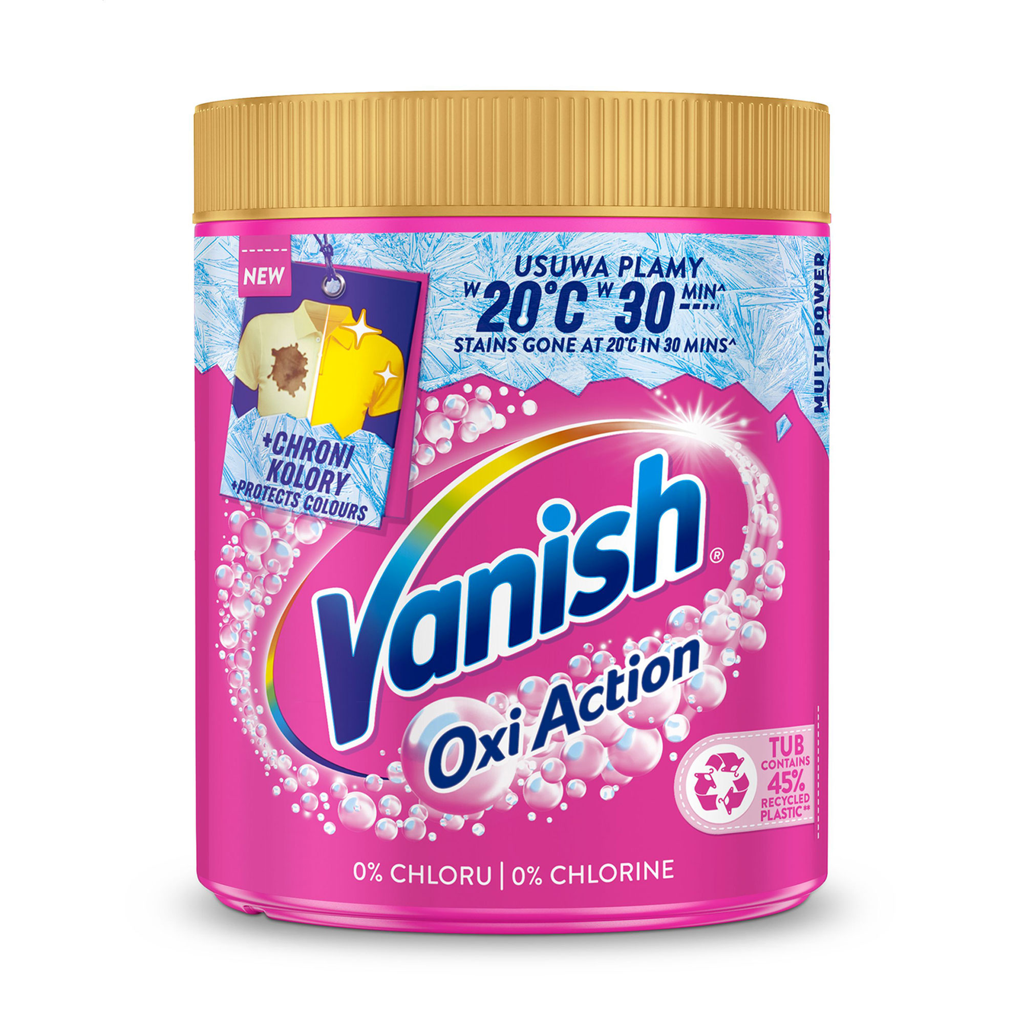 Засіб для видалення плям з тканин Vanish Oxi Action, 970 г