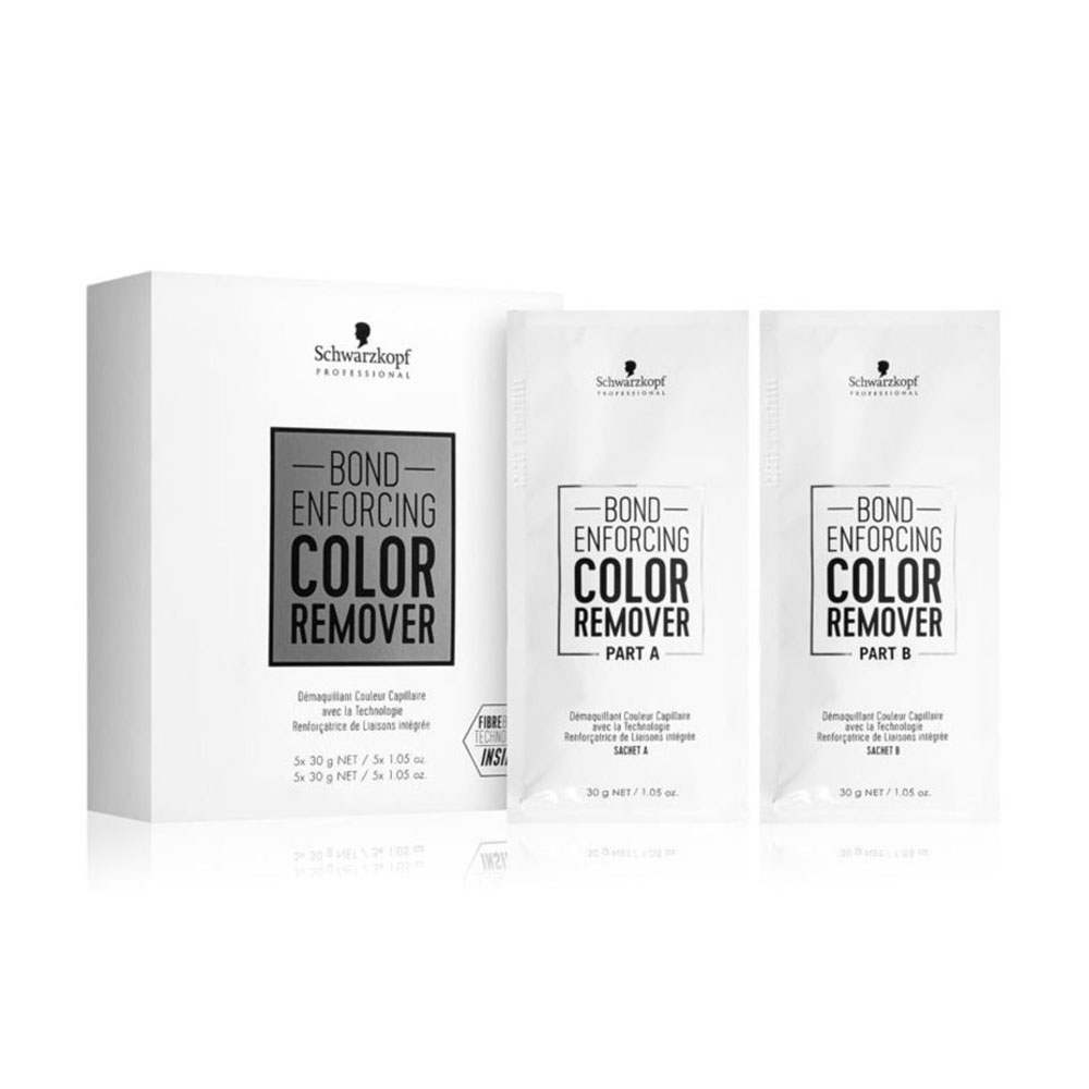 Засіб для видалення штучного пігменту з волосся Schwarzkopf Professional Bond Enforcing Color Remover, 10*30 г