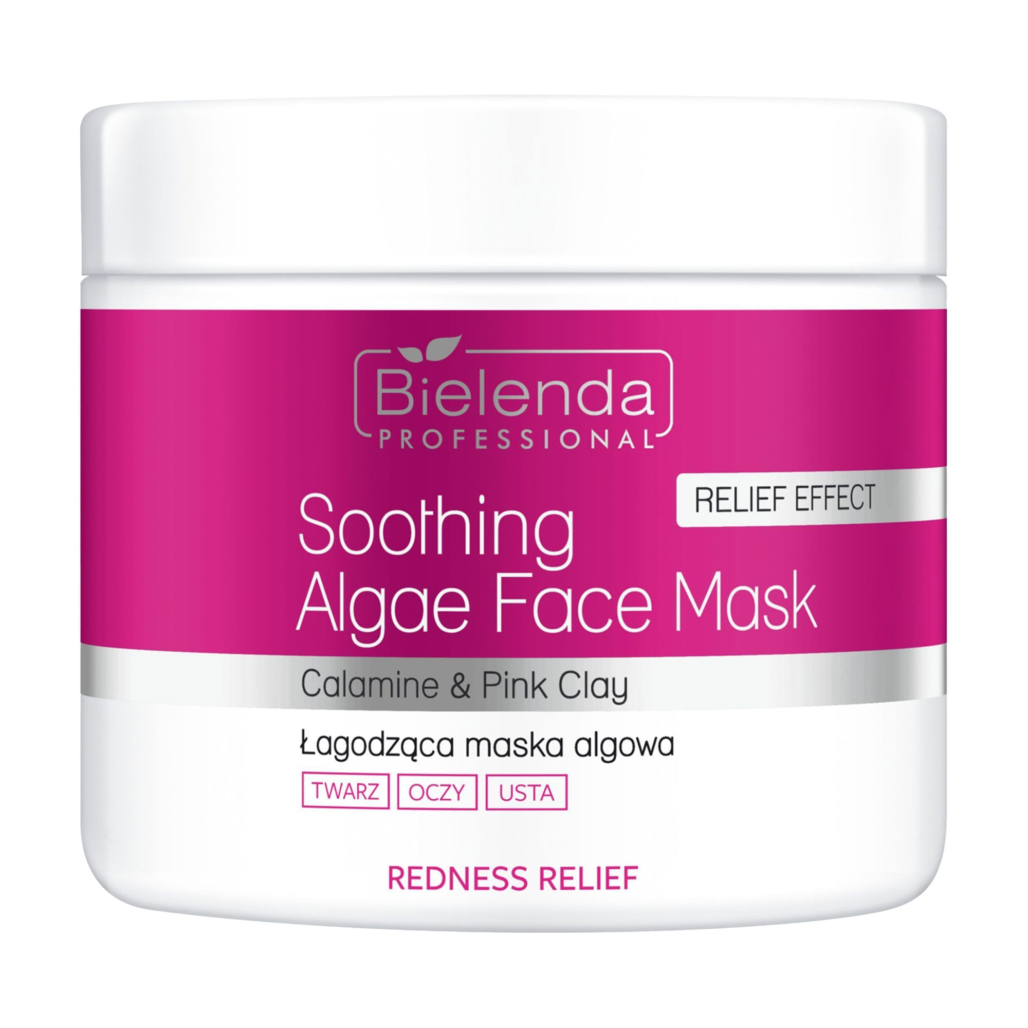 Заспокійлива маска для обличчя Bielenda Professional Redness Relief Soothing Algae Face Mask, 160 г