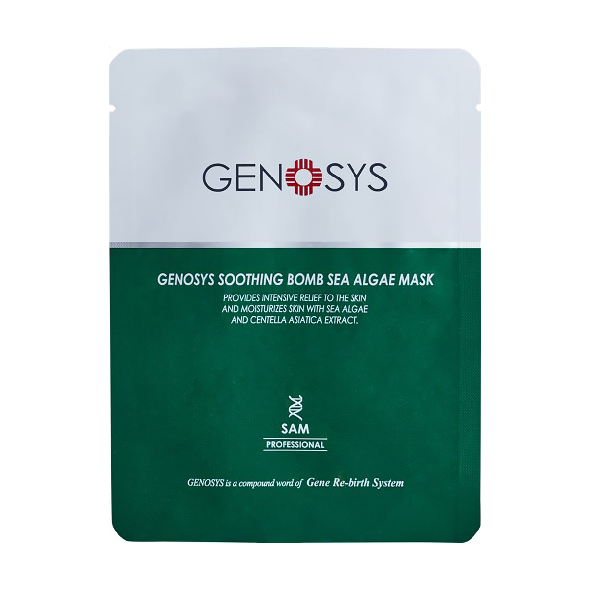 Заспокійлива маска дя обличчя Genosys Soothing Bomb Sea Alage Mask Kit з морськими водоростями, 25 г