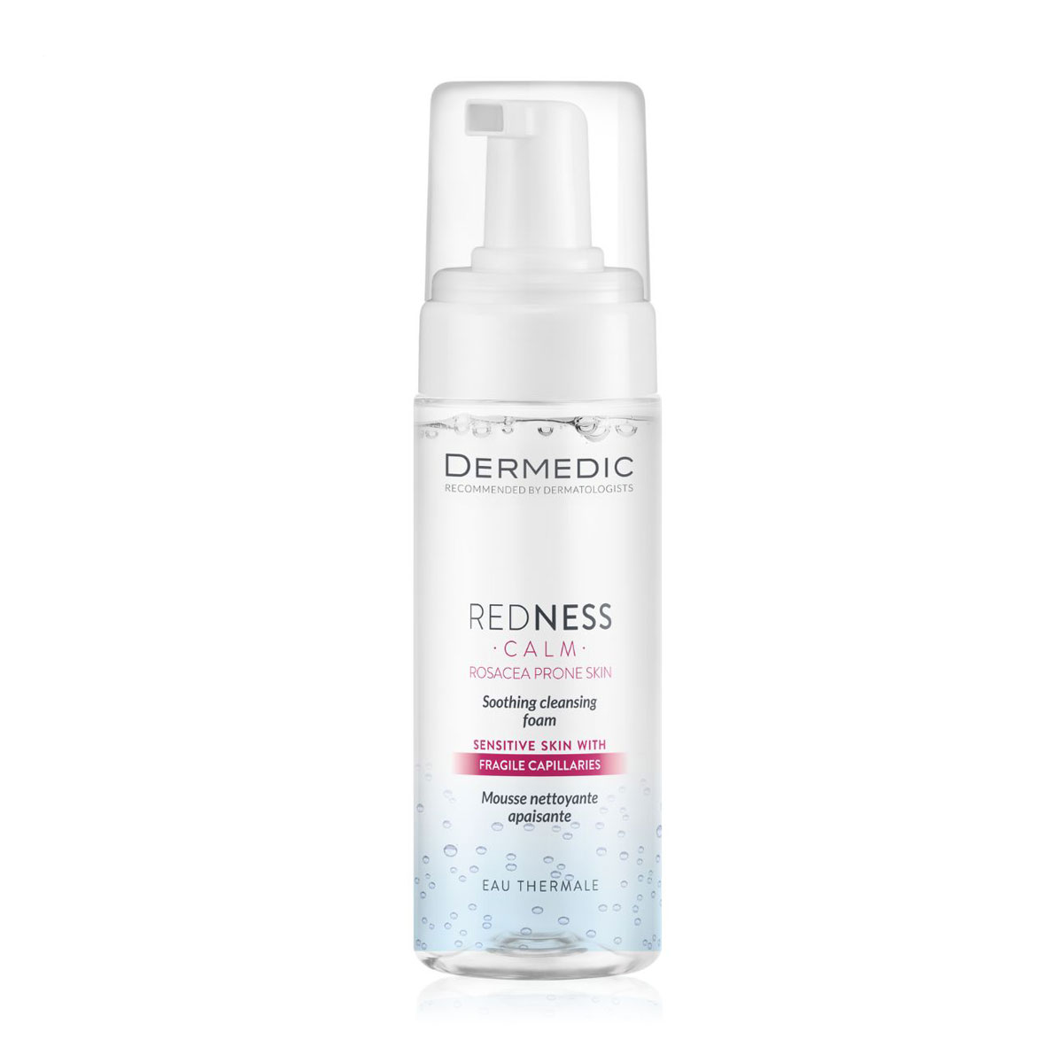 Заспокійлива пінка для вмивання Dermedic Redness Calm Soothing Cleansing Foam для чутливої шкіри, 150 мл
