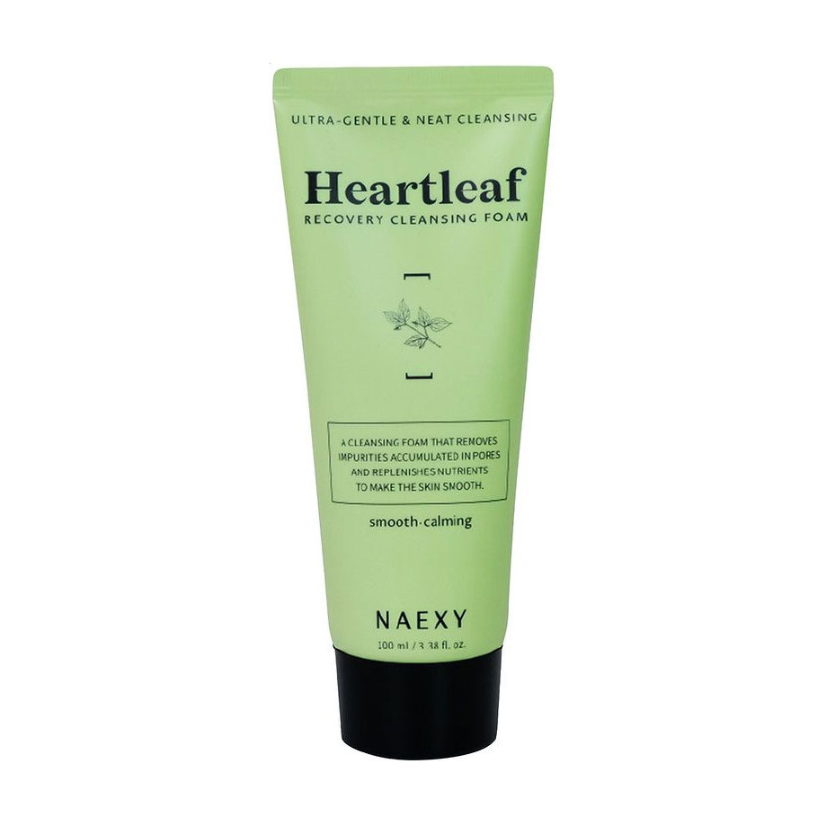 Заспокійлива пінка для вмивання Naexy Heartleaf Recovery Cleansing Foam, 100 мл