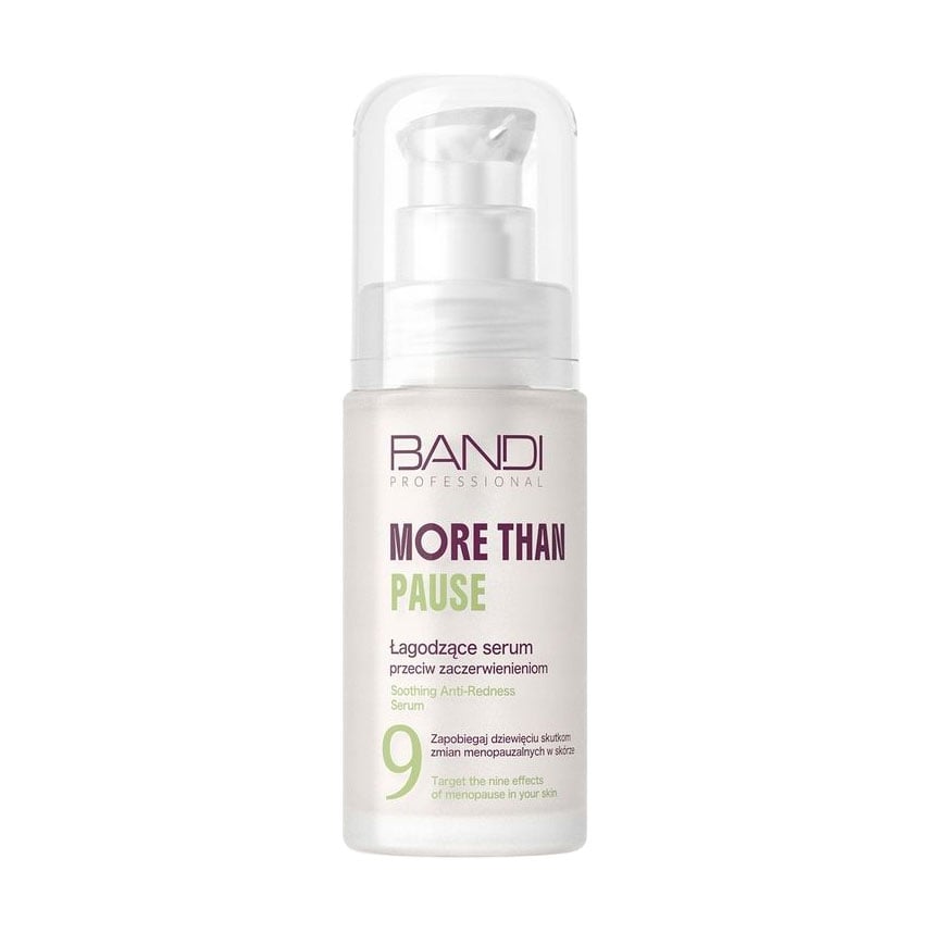 Заспокійлива сироватка для обличчя Bandi Professional More Than Pause Soothing Anti-Redness Serum проти почервоніння, 30 мл