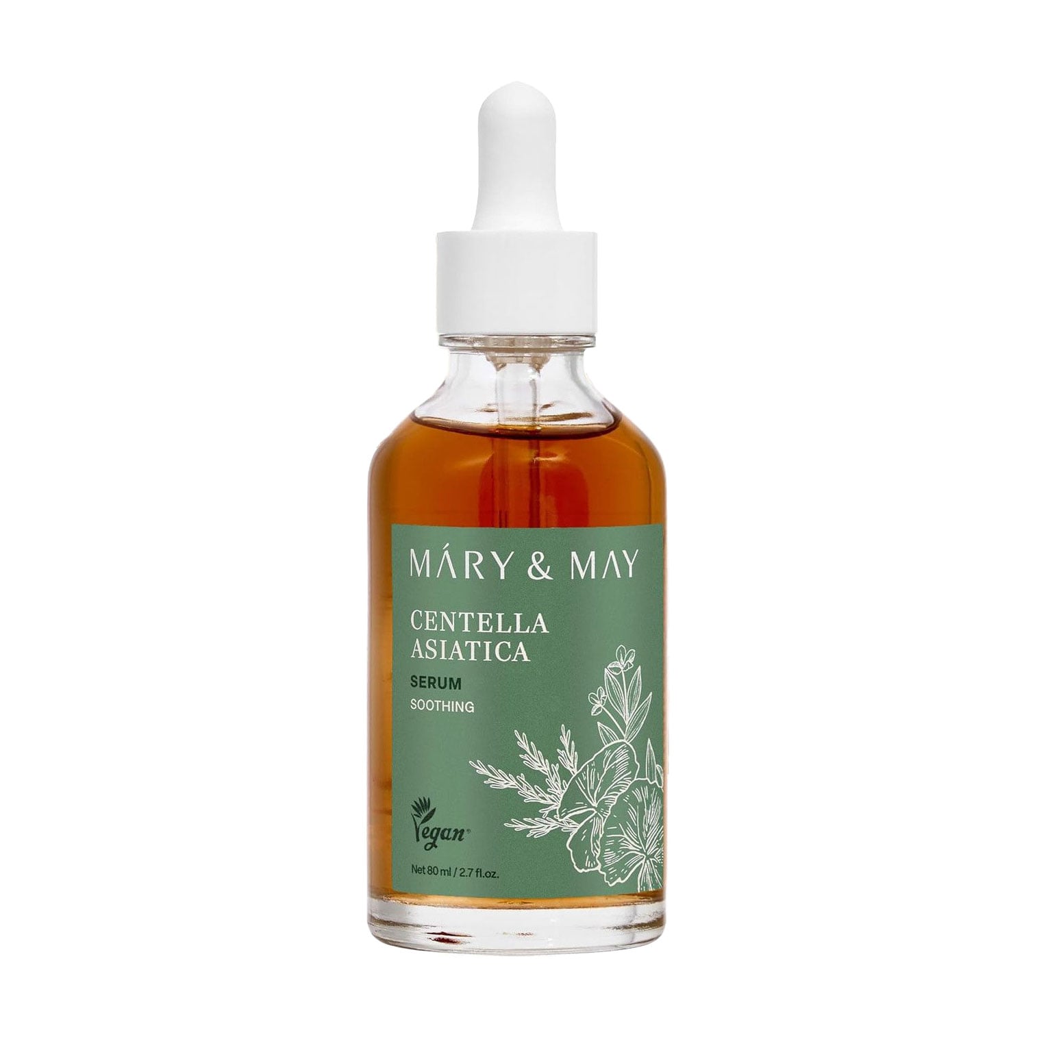 Заспокійлива сироватка для обличчя Mary &amp; May Centella Asiatica Serum для чутливої шкіри, 80 мл