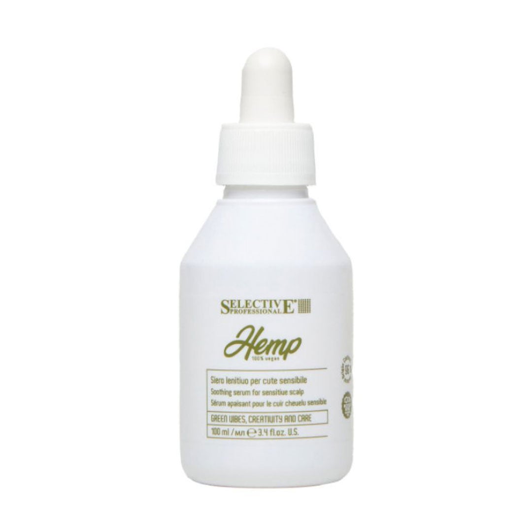 Заспокійлива сироватка Selective Professional Hemp Soothing Serum для чутливої шкіри голови, 100 мл
