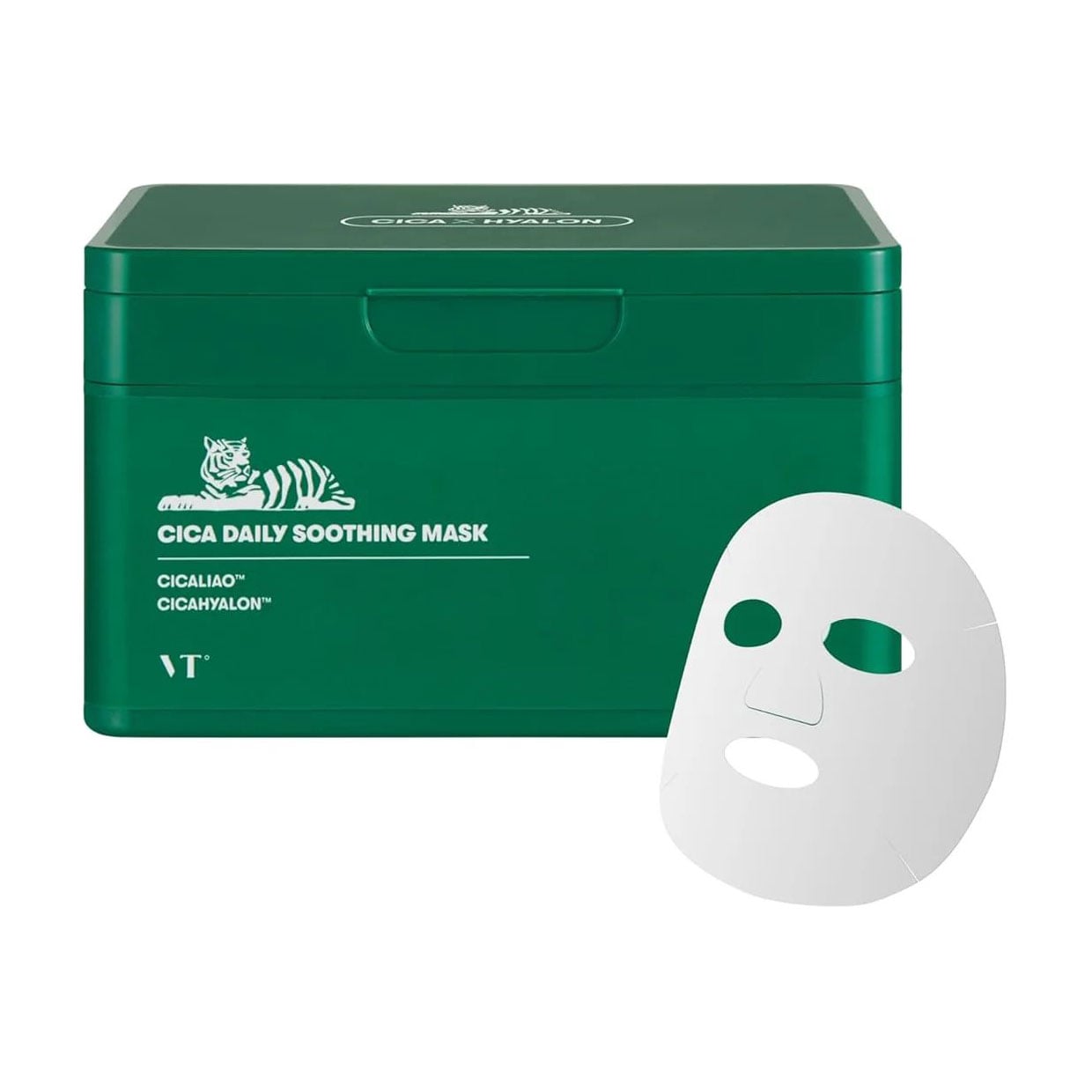 Заспокійлива тканинна маска для обличчя VT Cosmetics Cica Daily Soothing Mask, 30 шт