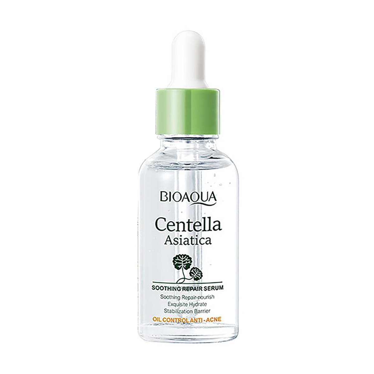 Заспокійлива відновлювальна сироватка для обличчя Bioaqua Centella Asiatica Soothing Repair Serum з азійською центелою, 30 мл