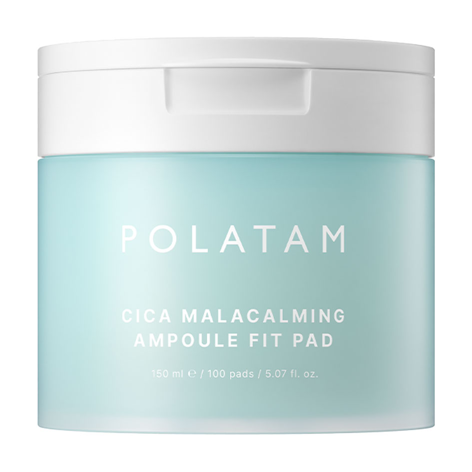 Заспокійливі пади для обличчя Polatam Cica Malacalming Ampoule Fit Pad, 100 шт
