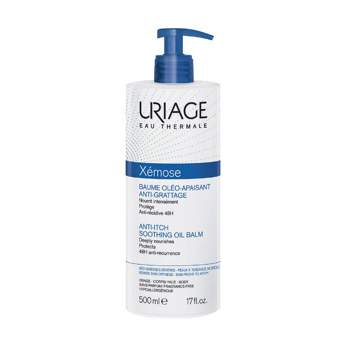 Заспокійливий бальзам-масло для тіла Uriage Xemose Anti-Itch Soothing Oil Balm, 500 мл