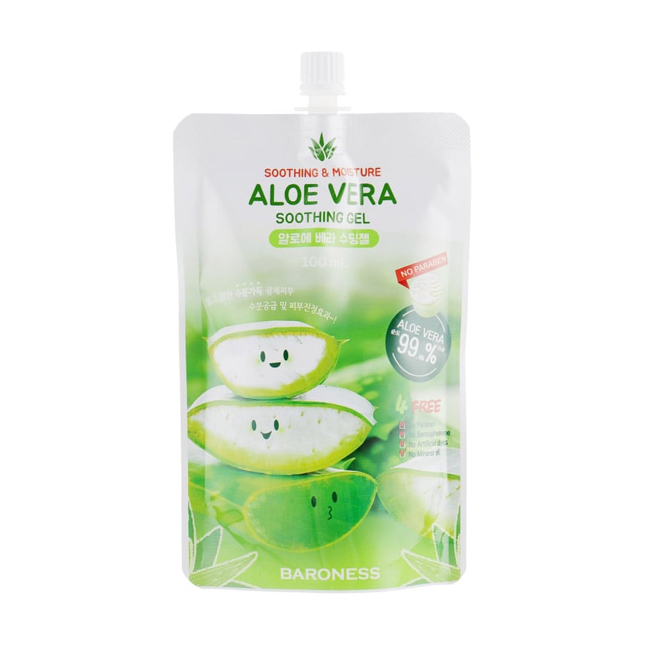Заспокійливий гель алое вера Beauadd Baroness Aloe Soothing Gel, 100 мл
