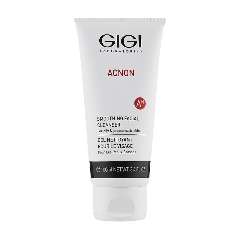 Заспокійливий гель для вмивання Gigi Acnon Smoothing Facial Cleanser для жирної та проблемної шкіри обличчя, 100 мл