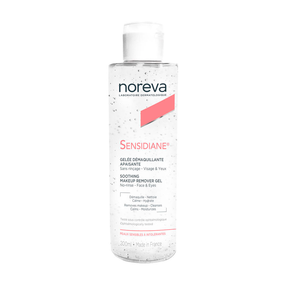 Заспокійливий гель для зняття макіяжу Noreva Laboratoires Sensidiane Soothing Make-Up Remover Gel, 200 мл