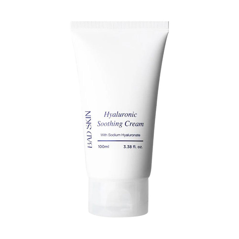 Заспокійливий крем для обличчя BAD SKIN Hyaluronic Soothing Cream з гіалуроновою кислотою, 100 мл
