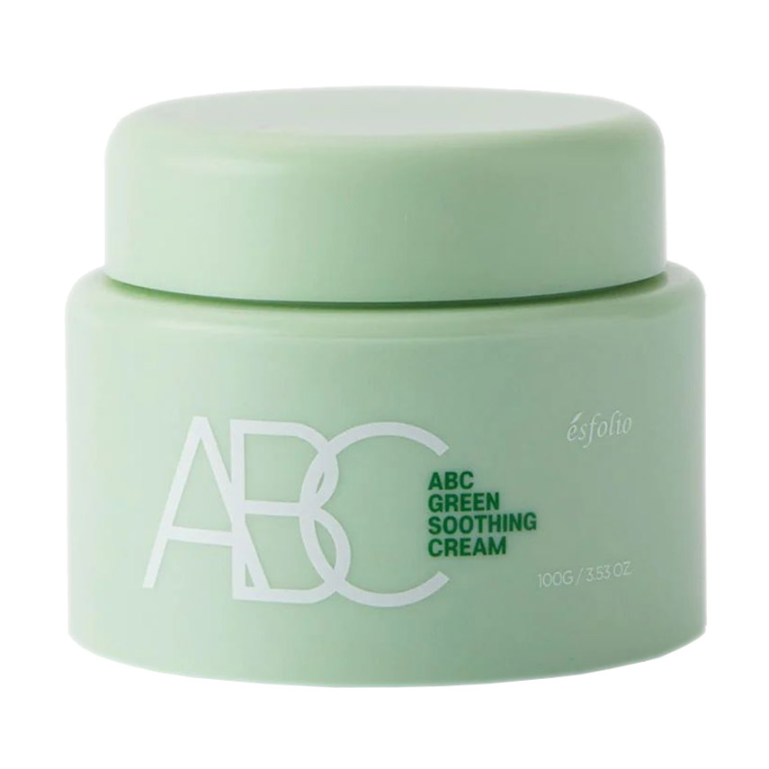 Заспокійливий крем для обличчя Esfolio ABC Green Soothing Cream, 100 г