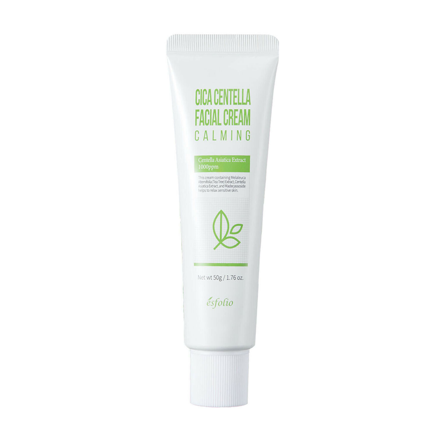 Заспокійливий крем для обличчя Esfolio Cica Centella Facial Cream з центелою азіатською, 50 г