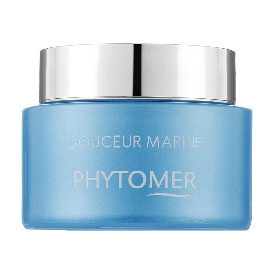 Заспокійливий оксамитовий крем Phytomer Douceur Marine Soothing Moisturizing Cream для чутливої шкіри обличчя, 50 мл
