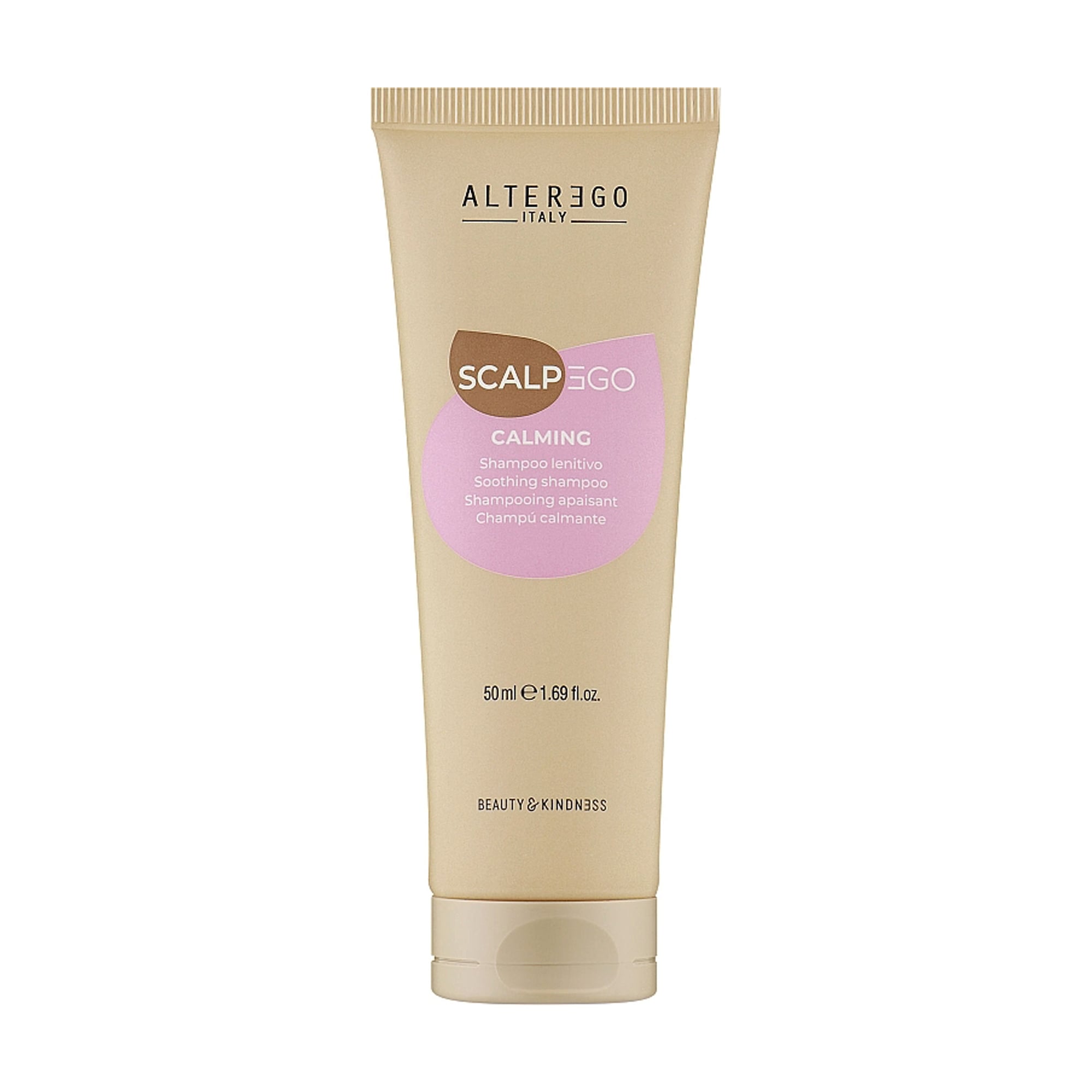 Заспокійливий шампунь Alter Ego ScalpEgo Calming Soothing Shampoo для чутливої шкіри голови, 50 мл