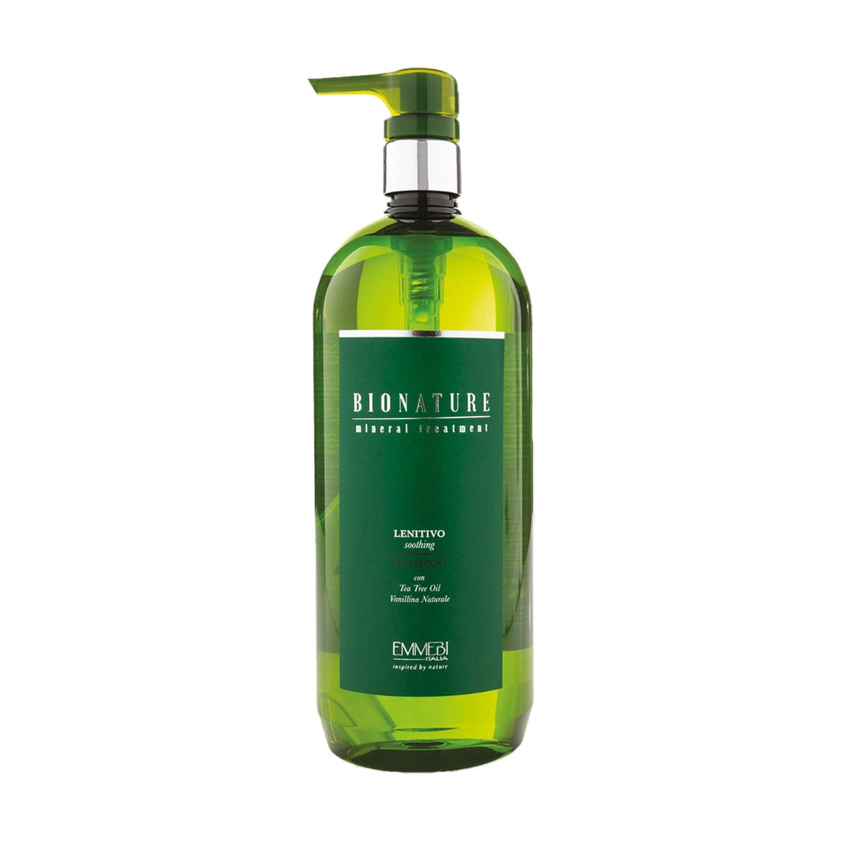 Заспокійливий шампунь для волосся Emmebi Italia BioNature Mineral Treatment Soothing Shampoo, 1 л
