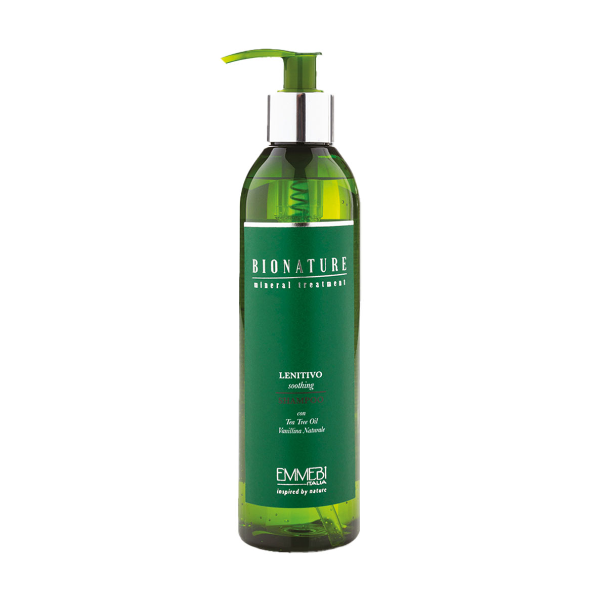 Заспокійливий шампунь для волосся Emmebi Italia BioNature Mineral Treatment Soothing Shampoo, 250 мл