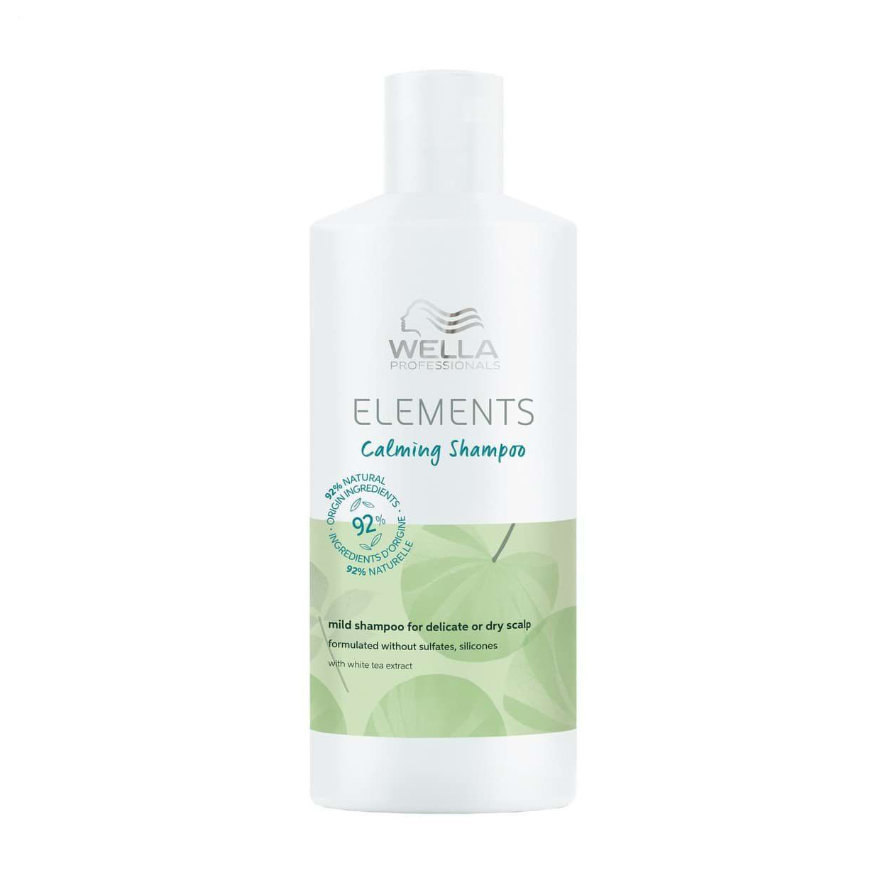 Заспокійливий шампунь для волосся Wella Professionals Elements Calming Shampoo для чутливої або сухої шкіри голови, 500 мл