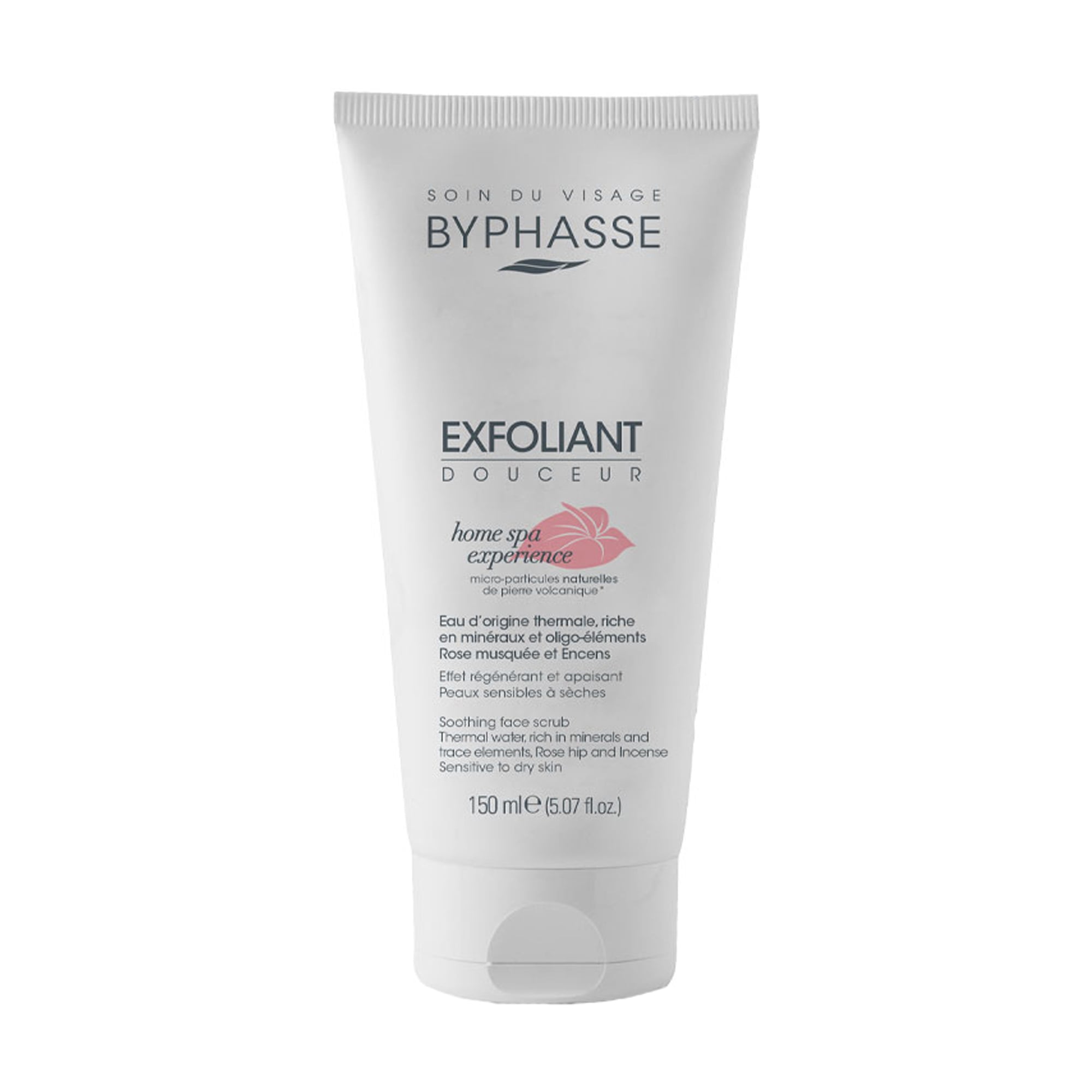 Заспокійливий скраб для обличчя Byphasse Home Spa Experience Soothing Face Scrub для чутливої та сухої шкіри, 150 мл