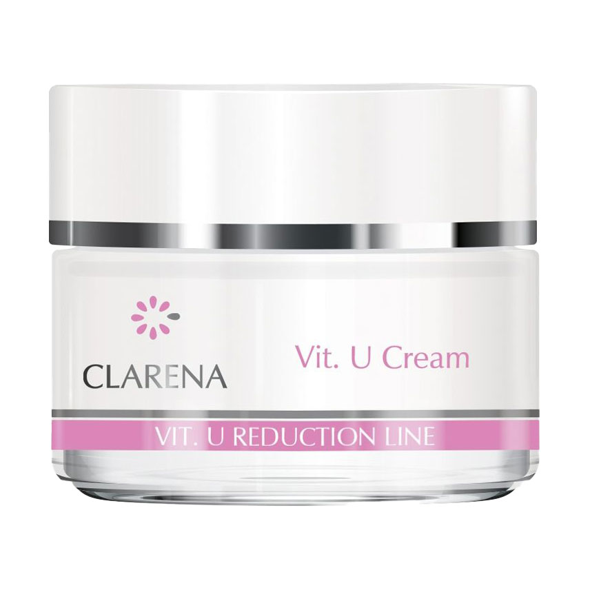 Заспокійливий та зміцнювальний крем для обличчя Clarena Vit.U Reduction Line Vit.U Cream з вітаміном U, 50 мл