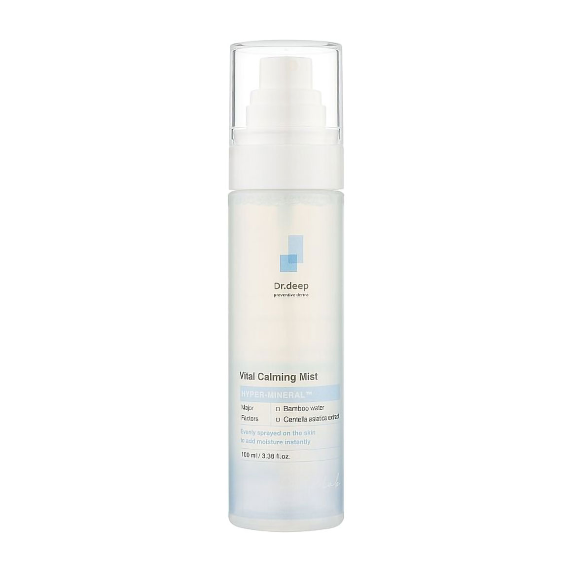 Заспокійливий та зволожувальний тонер-міст для обличчя Dr.Deep Vital Calming Mist, 100 мл