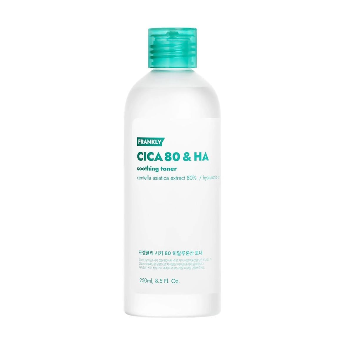 Заспокійливий тонер для обличчя Frankly Cica 80 &amp; HA Soothing Toner з комплексом центели, 250 мл
