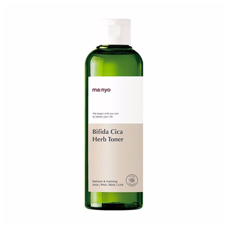 Заспокійливий тонер для обличчя Manyo Bifida Cica Herb Toner з комплексом центели та біфідобактеріями, 210 мл