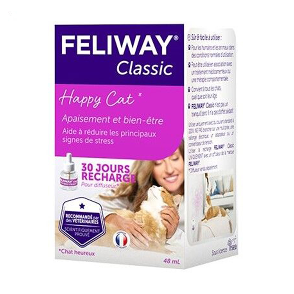 Заспокійливий засіб для котів Ceva Feliway Classic, 48 мл (змінний блок)