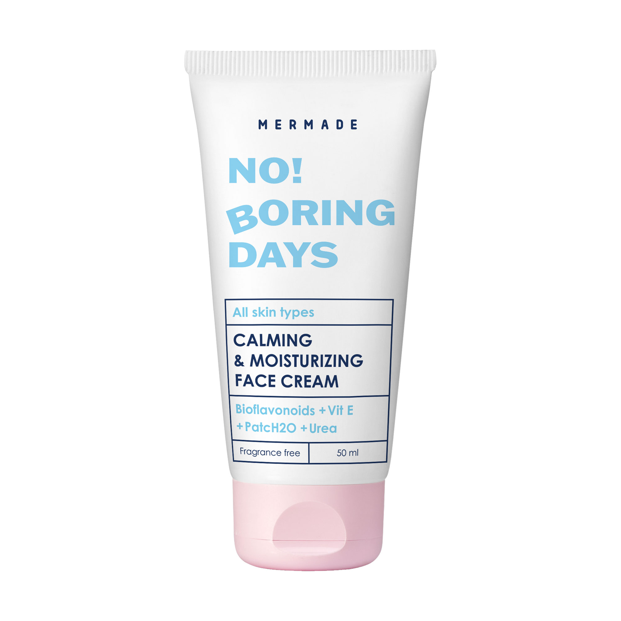 Заспокійливий зволожувальний крем для обличчя Mermade No! Boring Days для всіх типів шкіри, 50 мл