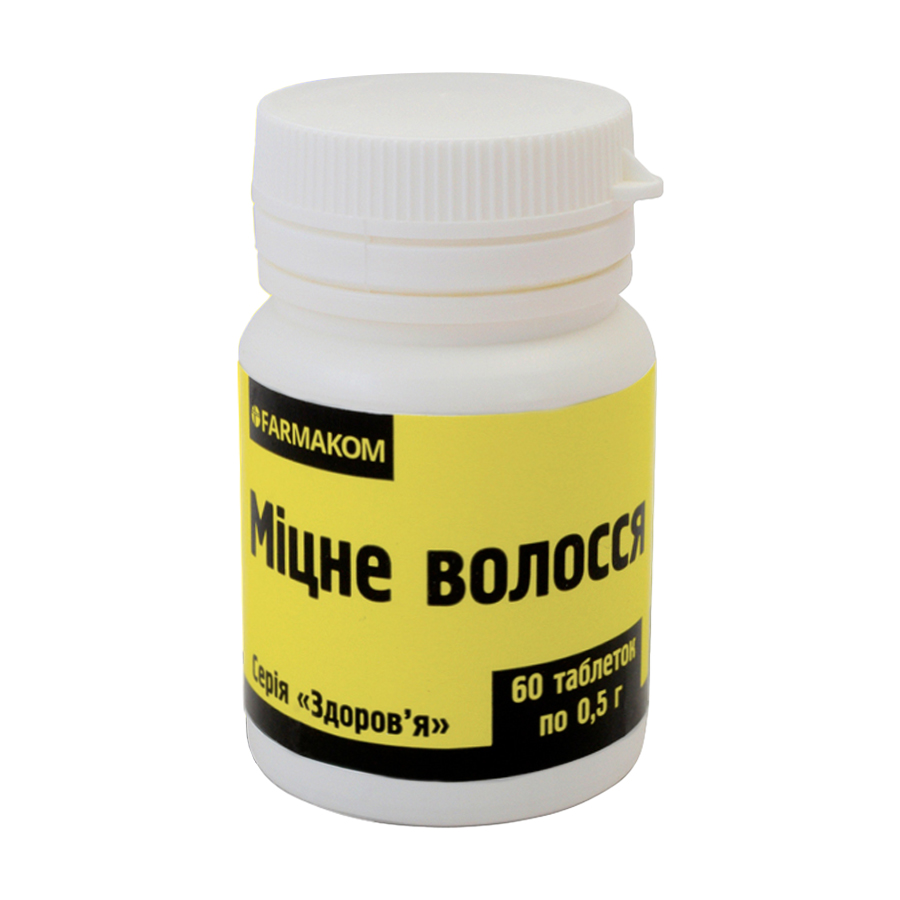 Здоров'я, міцне волосся Farmakom Health Strong Hair, 60 таблеток