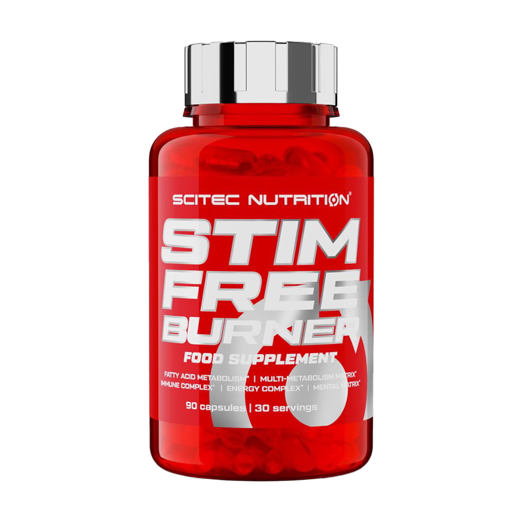 Жироспалювач Scitec Nutrition Stim Free Burner, 90 капсул