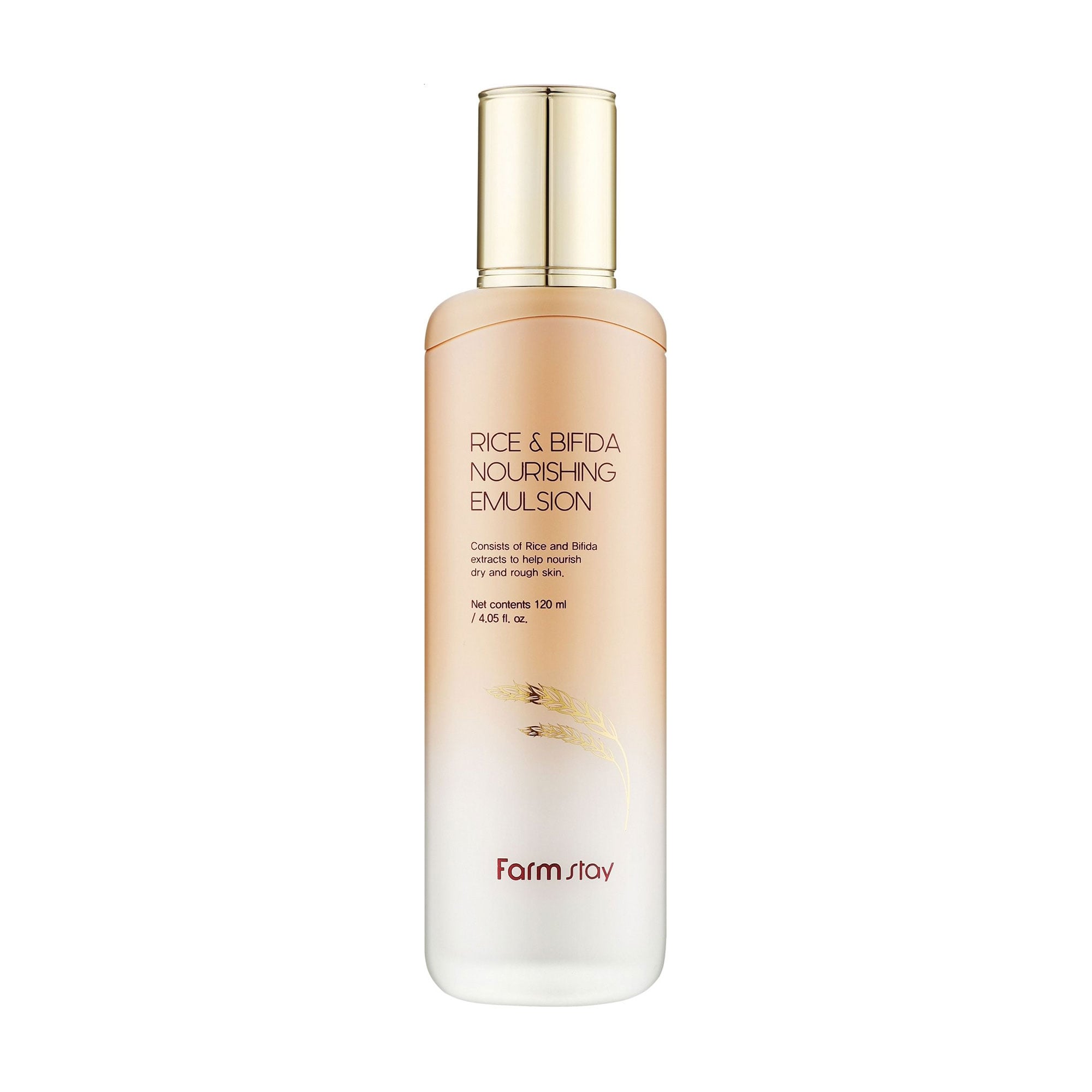 Живильна емульсія для обличчя FarmStay Rice &amp; Bifida Nourishing Emulsion з рисом та біфідобактеріями, 120 мл