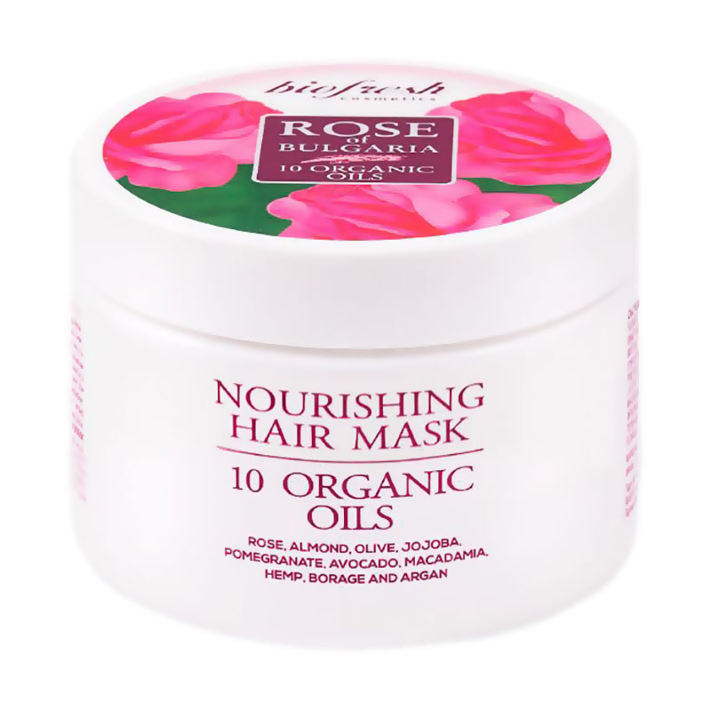 Живильна маска для волосся BioFresh Rose Of Bulgaria 10 Organic Oils Nourishing Hair Mask, 300 мл