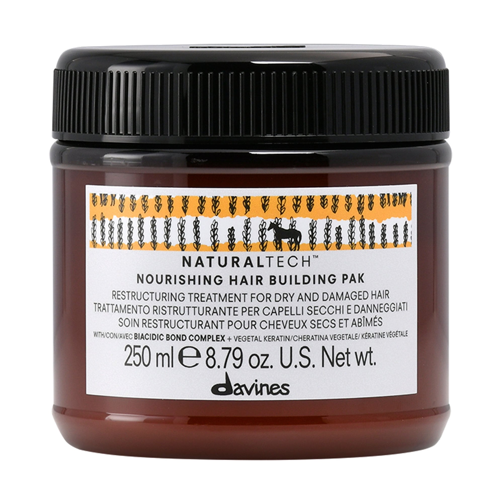 Живильна маска для волосся Davines Naturaltech Nourishing Bulding Pak, 250 мл