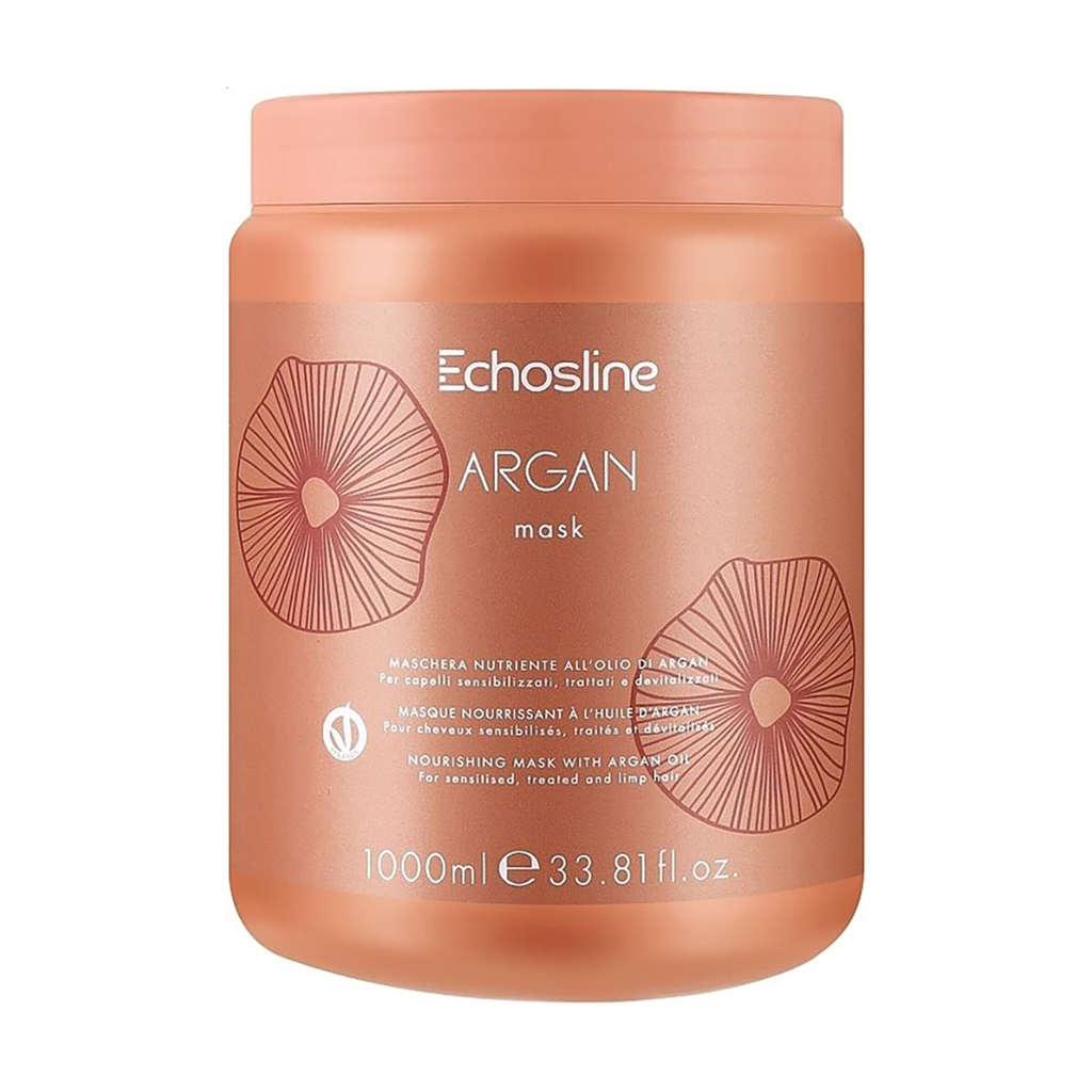 Живильна маска для волосся Echosline Argan Mask з аргановою олією, 1 л