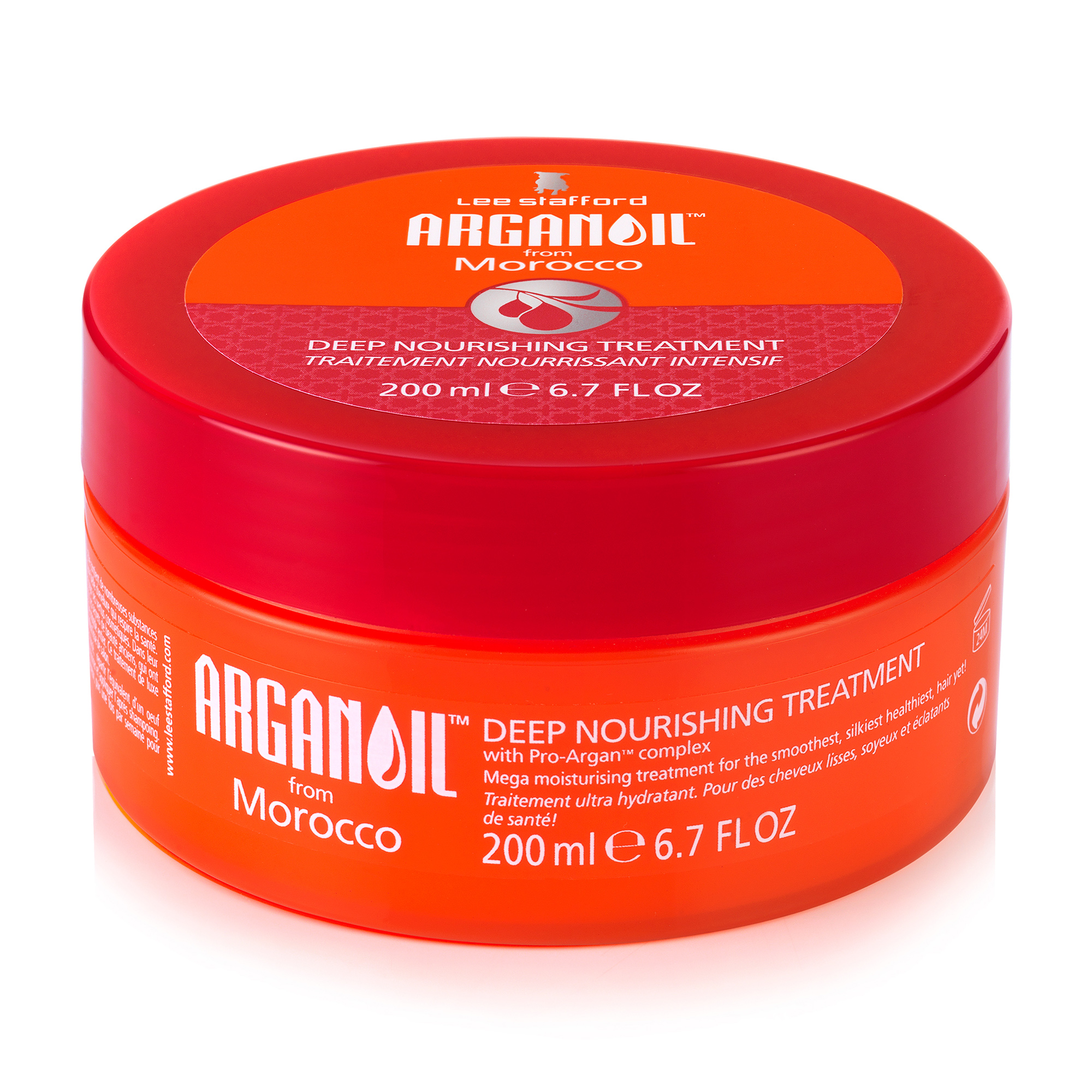 Живильна маска для волосся Lee Stafford Argan Oil from Morocco Deep Nourishing Treatment з аргановою олією, 200 мл