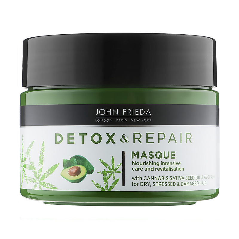 Живильна маска John Frieda Detox &amp; Repair Masque для інтенсивного відновлення волосся, 250 мл