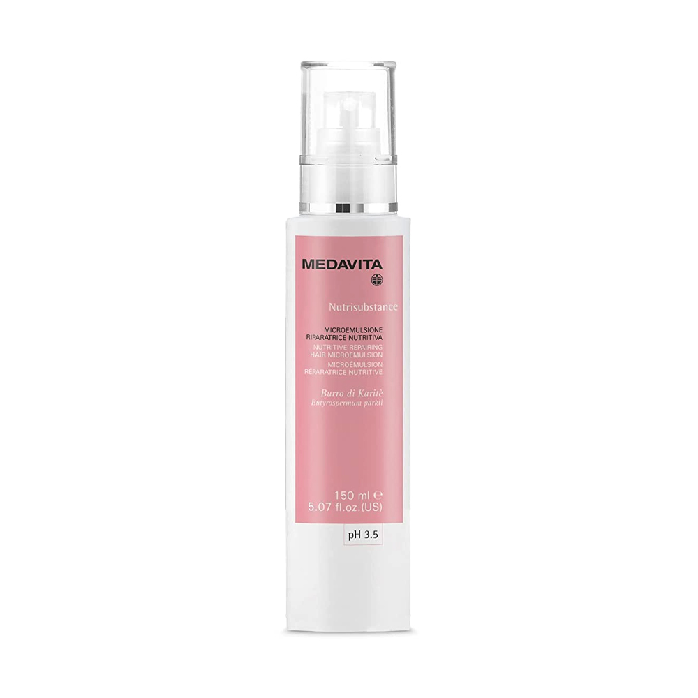 Живильна та відновлювальна мікроемульсія Medavita Nutrisubstance Nutritive Repairing Hair Microemulsion pH3.5 для сухого волосся, 150 мл